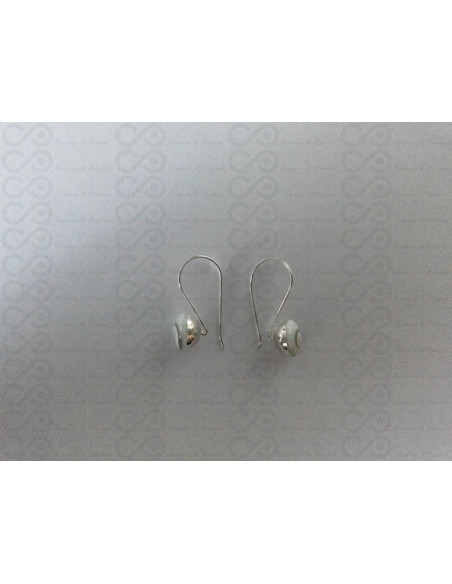 LE 0302 Boucles d'oreilles Shiva Oeil Argent