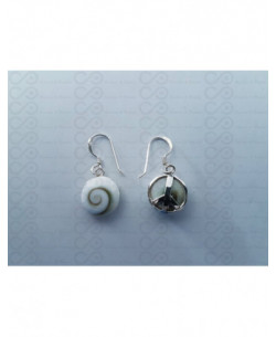 LE 0305 Pendientes Shiva Ojo Plata 2