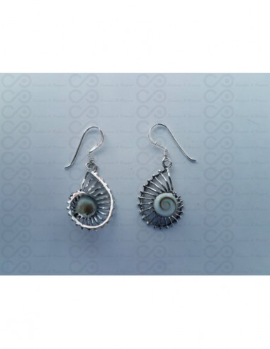 LE 0306 Orecchini in Argento con Occhio di Shiva