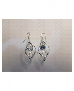 LE 0308 Ohrringe Shiva Auge Silber 2