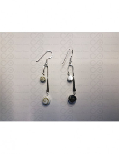 LE 0309 Orecchini in Argento con Occhio di Shiva