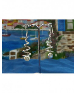 LE 0310 Ohrringe Shiva Auge Silber