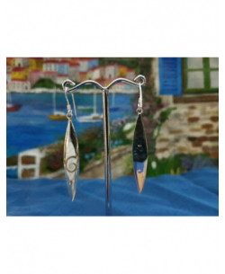 LE 0313 Ohrringe Shiva Auge Silber