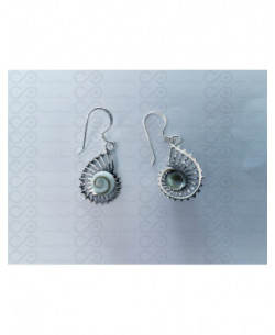 LE 0315 Ohrringe Shiva Auge Silber 2