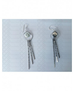 LE 0317 Boucles d'oreilles Shiva Oeil Argent 2