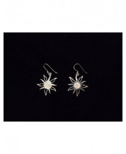 LE 0350 Boucles d'oreilles Shiva Oeil Argent 2