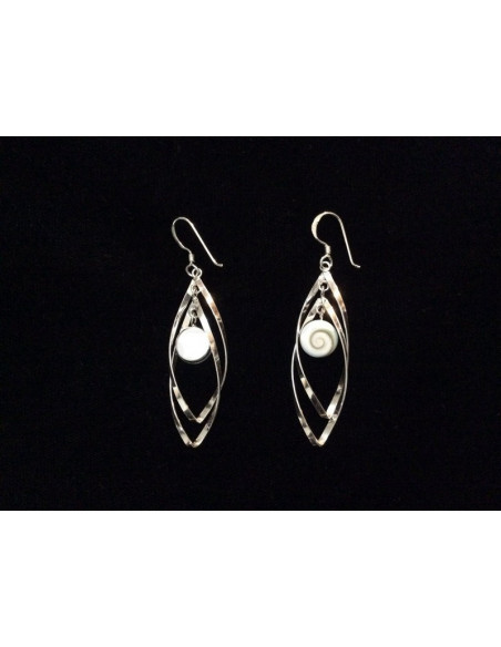 LE 0351 Orecchini in Argento con Occhio di Shiva