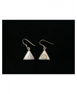 LE 0354 Orecchini in Argento con Occhio di Shiva 2