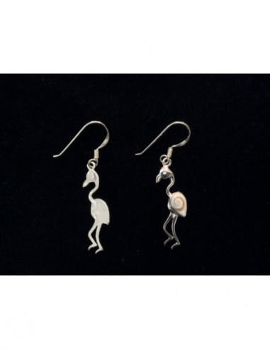 LE 0357 Boucles d'oreilles Shiva Oeil Argent