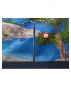 LE 0362 Orecchini in Argento con Occhio di Shiva