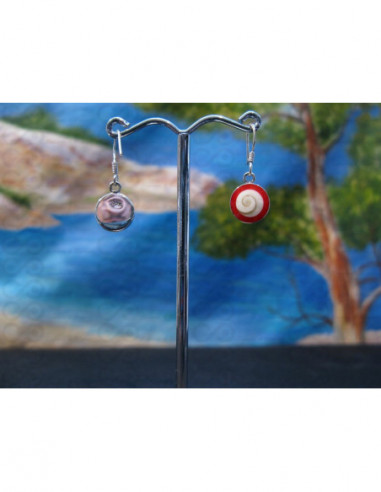 LE 0362 Ohrringe Shiva Auge Silber