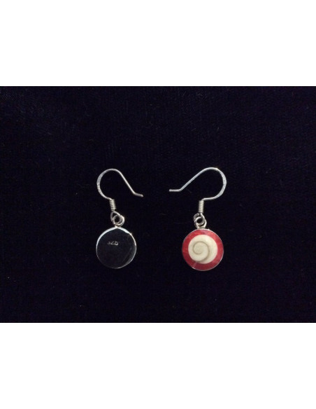 LE 0362 Pendientes Shiva Ojo Plata