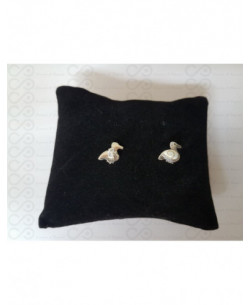 LE 0366s Boucles d'oreilles Shiva Oeil Argent 2