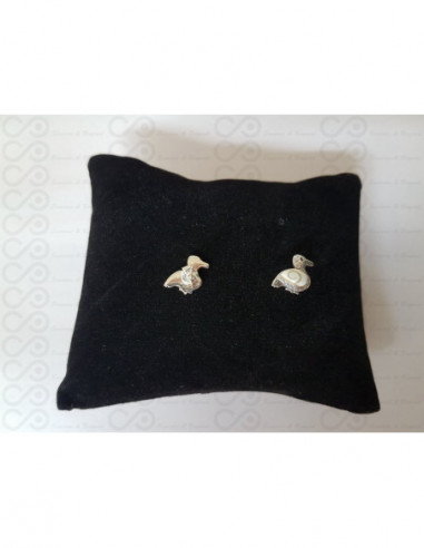 LE 0366s Boucles d'oreilles Shiva Oeil Argent