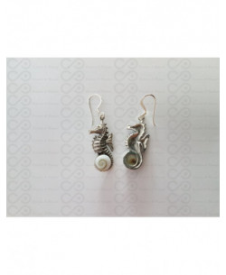 LE 0367 Pendientes Shiva Ojo Plata 2