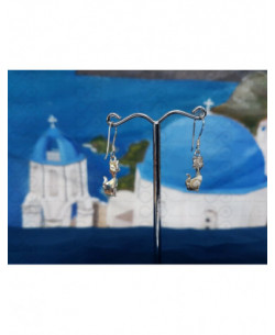 LE 0368 Orecchini in Argento con Occhio di Shiva