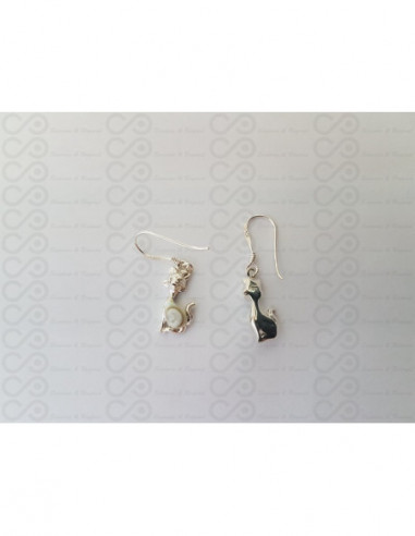 LE 0368 Ohrringe Shiva Auge Silber