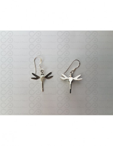 LE 0369 Boucles d'oreilles Shiva Oeil Argent