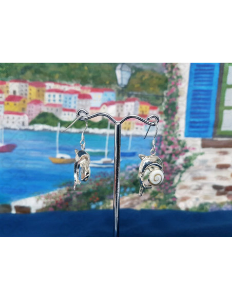 LE 0378 Brincos Olho Shiva Prata