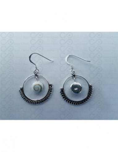 LE 0381 Orecchini in Argento con Occhio di Shiva