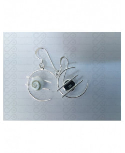 LE 0403 Orecchini in Argento con Occhio di Shiva 2