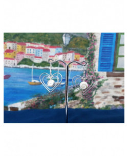 LE 0407 Boucles d'oreilles Shiva Oeil Argent