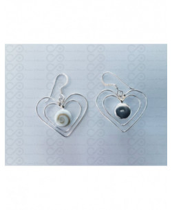 LE 0407 Pendientes Shiva Ojo Plata 2