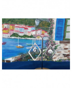 LE 0414 Orecchini in Argento con Occhio di Shiva