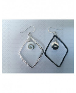 LE 0414 Pendientes Shiva Ojo Plata 2