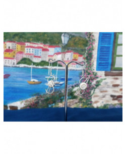 LE 0415 Orecchini in Argento con Occhio di Shiva