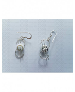 LE 0415 Orecchini in Argento con Occhio di Shiva 2