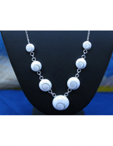 NS 0025 Halskette Shiva Auge Silber