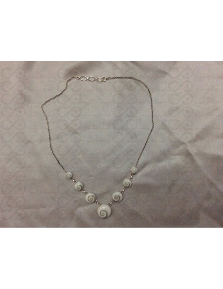 NS 0025 Collana in Argento con Occhio di Shiva