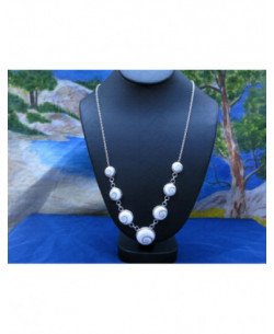 NS 0060 Halskette Shiva Auge Silber