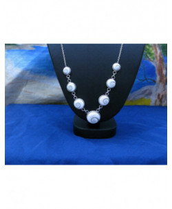 NS 0060 Collana in Argento con Occhio di Shiva 2