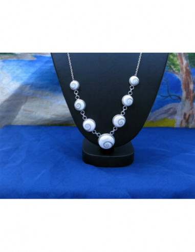 NS 0060 Collana in Argento con Occhio di Shiva