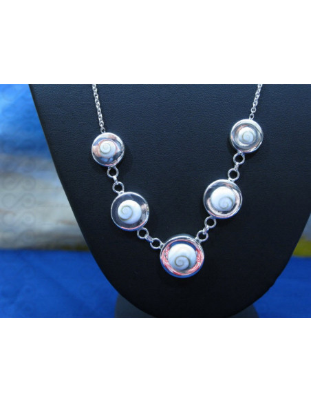 NS 0064 Collana in Argento con Occhio di Shiva