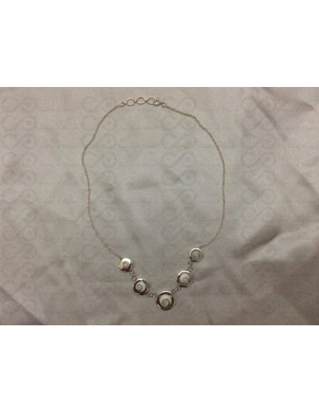 NS 0064 Collar Shiva Ojo Plata