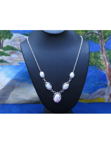 NS 0065 Collier Shiva Oeil Argent