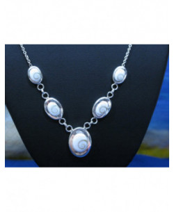 NS 0065 Collier Shiva Oeil Argent 2