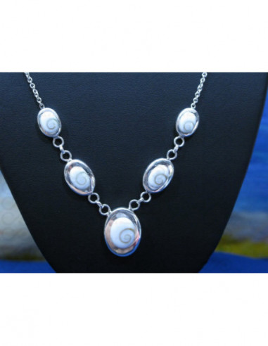 NS 0065 Collana in Argento con Occhio di Shiva
