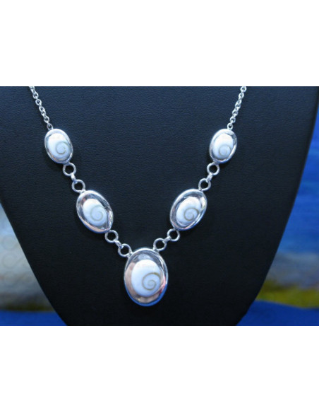 NS 0065 Collana in Argento con Occhio di Shiva