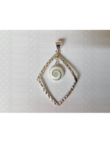 SP 0006 Pendentif Shiva Oeil Argent