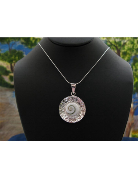 SP 0015 Pendente in Argento con Occhio di Shiva