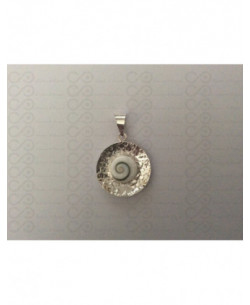 SP 0015 Pendant Shiva Eye Shell Silver 2