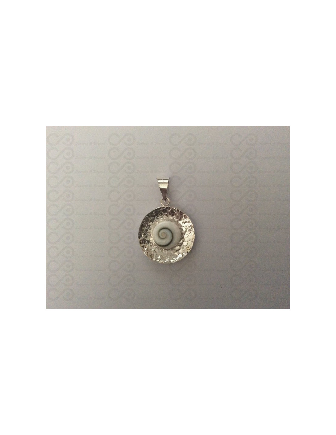 81stgeneration Orecchini Pendenti In Argento 925 Con Conchiglia Occhio Di Shiva Quadrato E Catena - Gioiello Boho Donna