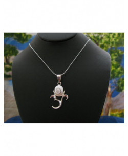 SP 0039 Pendant Shiva Eye Shell Silver