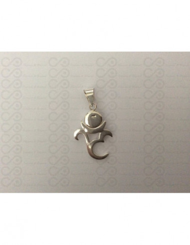 SP 0039 Pendant Shiva Eye Shell Silver