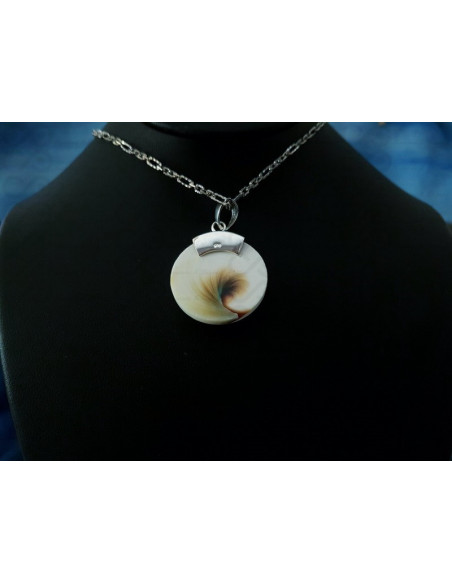 SP 0040 Pendente in Argento con Occhio di Shiva