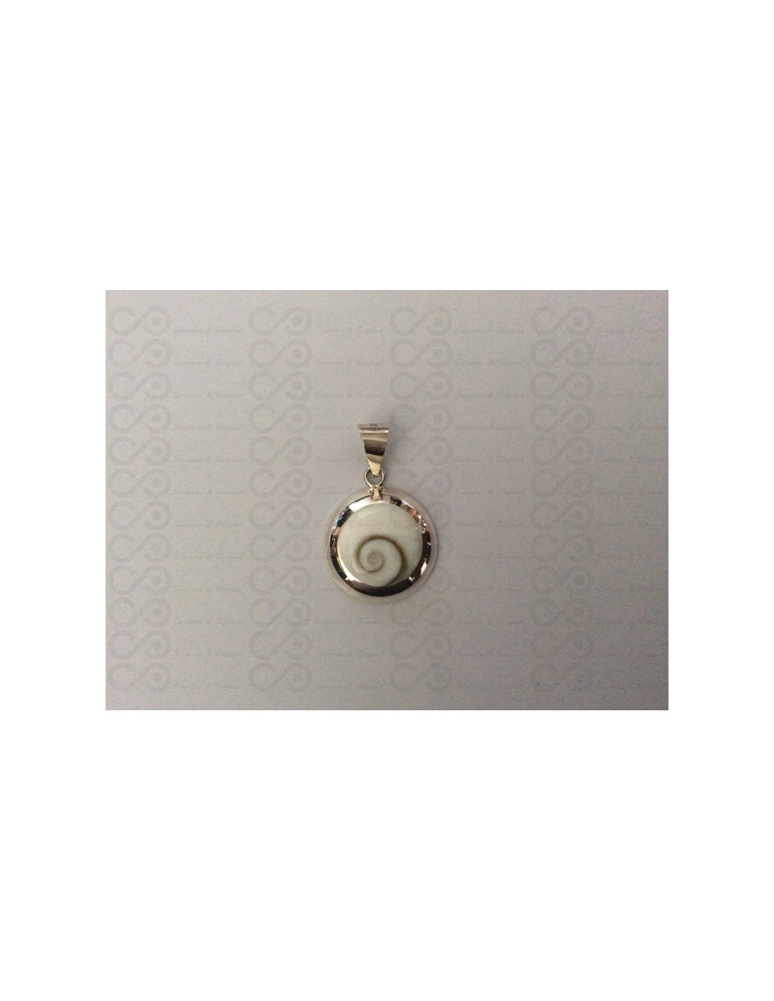 Collana Argento 925 Con Cornice E Conchiglia Occhio Di Shiva - 81stgeneration